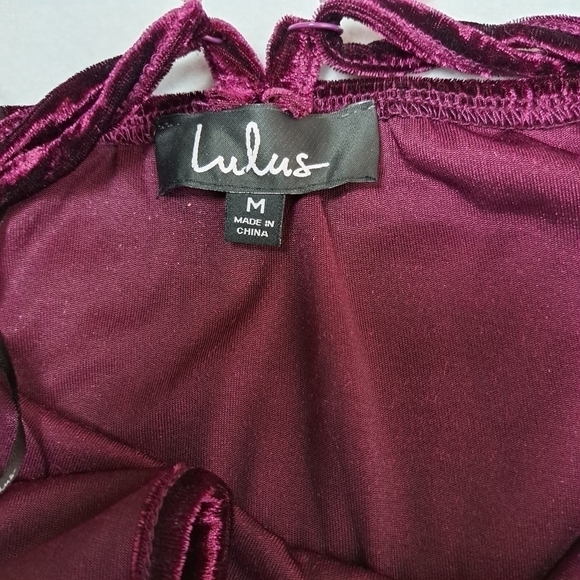 LULU'S Velvet Bodysuit - Picture 4 of 11